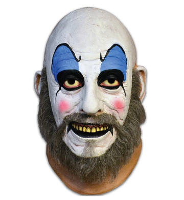 Halloween mask - clown with beard