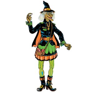 Vintage Halloween Jointed Witch