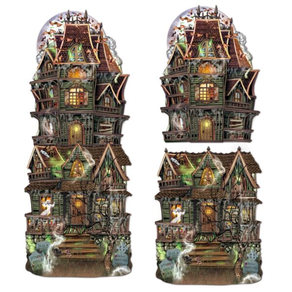 Jumbo Haunted House Cutouts