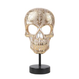 Gold Skull with Base