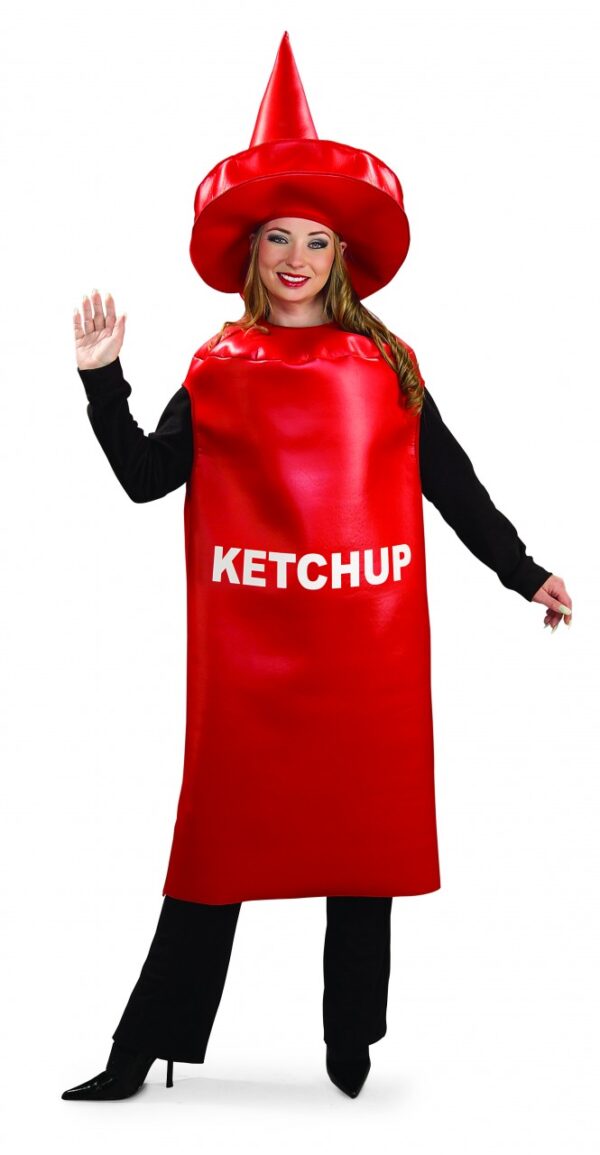 Ketchup Bottle Adult Costume