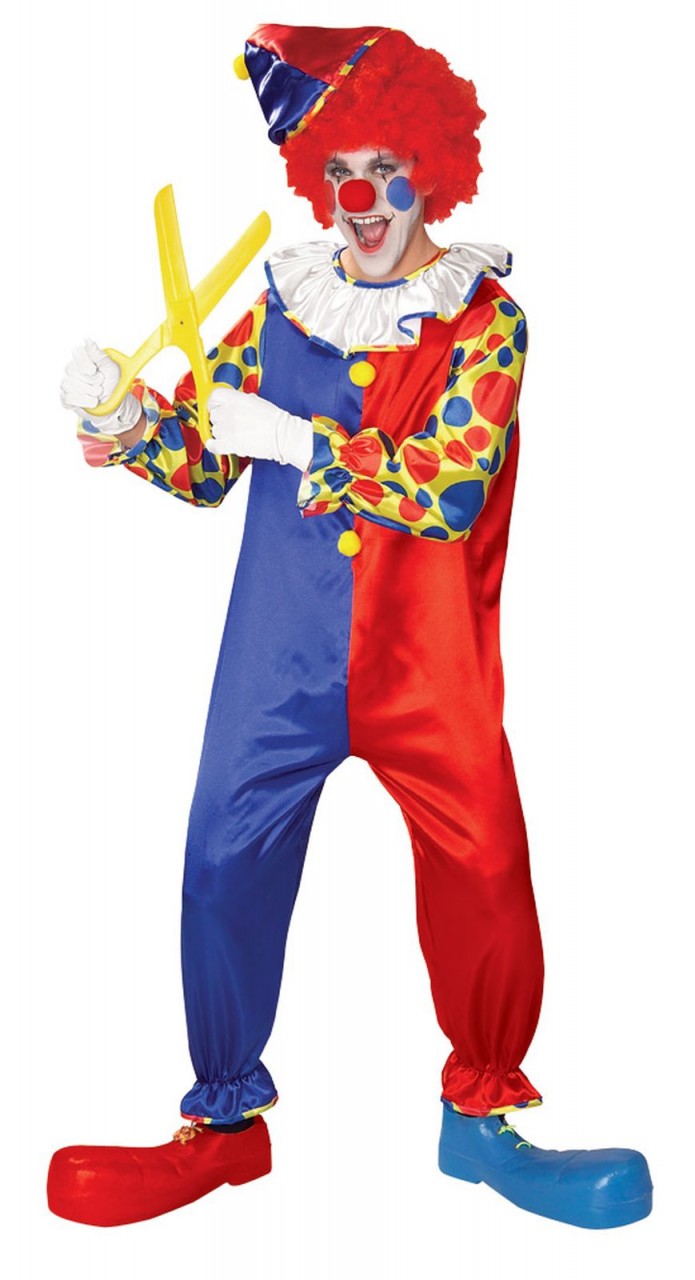 Bubbles the Clown Adult Costume - Screamers Costumes