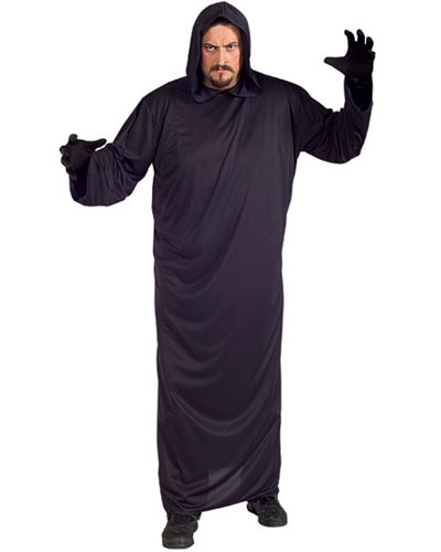 Black Horror Robe Plus Size Costume
