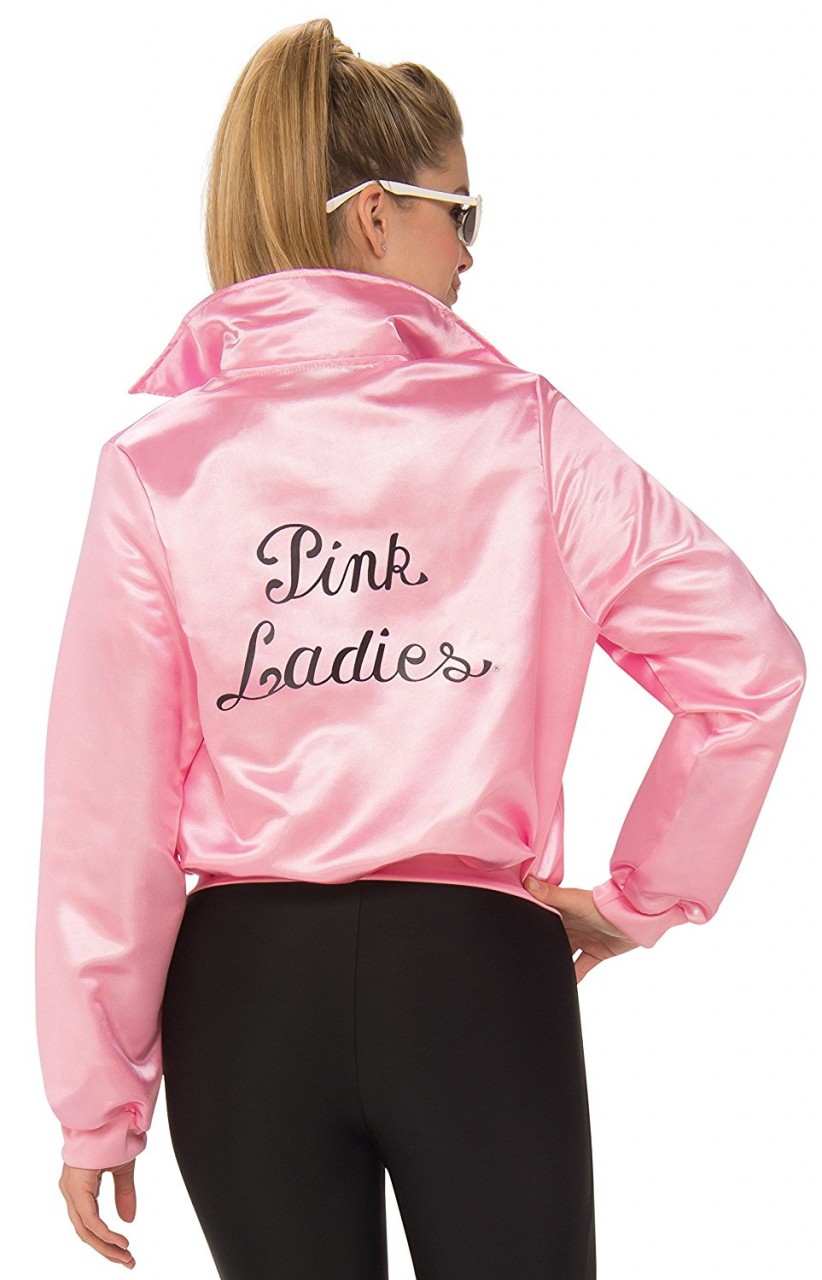 Pink Ladies Plus Size Adult Jacket Screamers Costumes