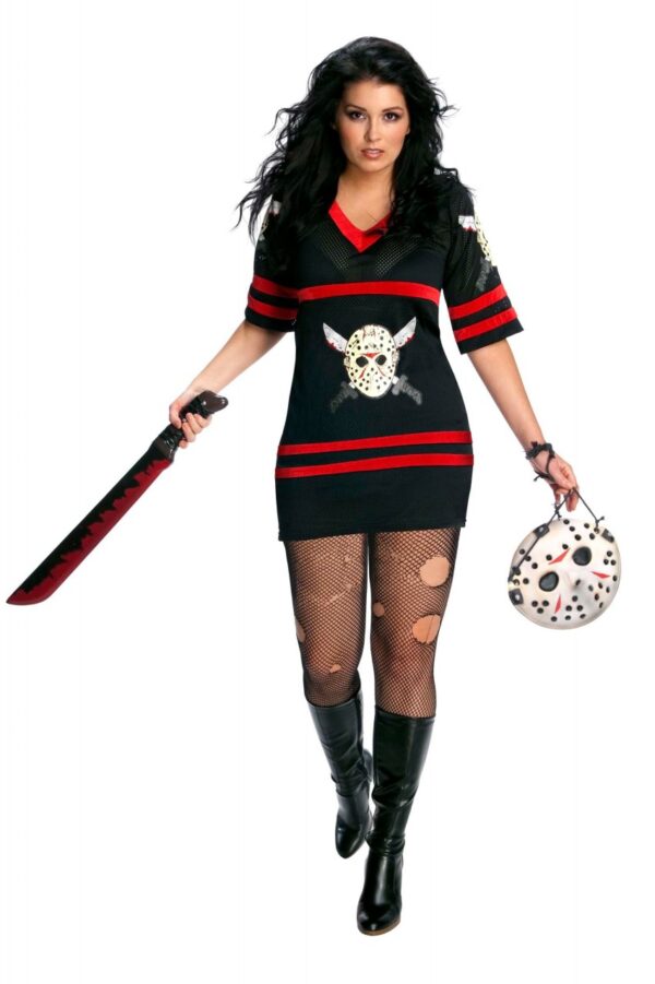 Miss Voorhees Friday the 13th Women's Plus Size Costume | Friday the 13th Women's Plus Size Costume