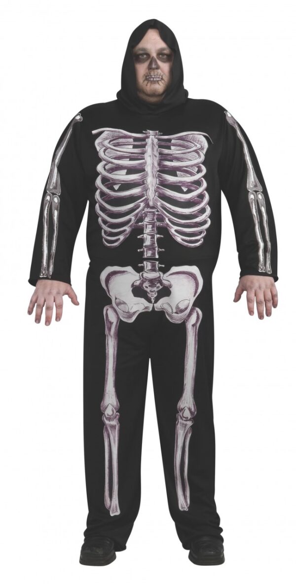 Skeleton Guy Plus Size Men's Costume