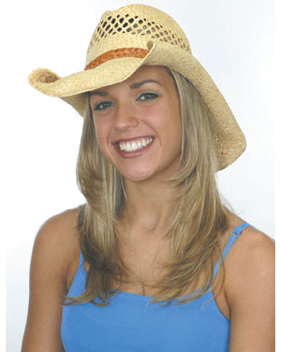 Rolled Brim Western Cowboy Hat