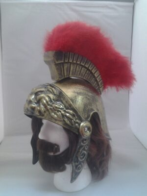 Roman Soldier Helmet Gold