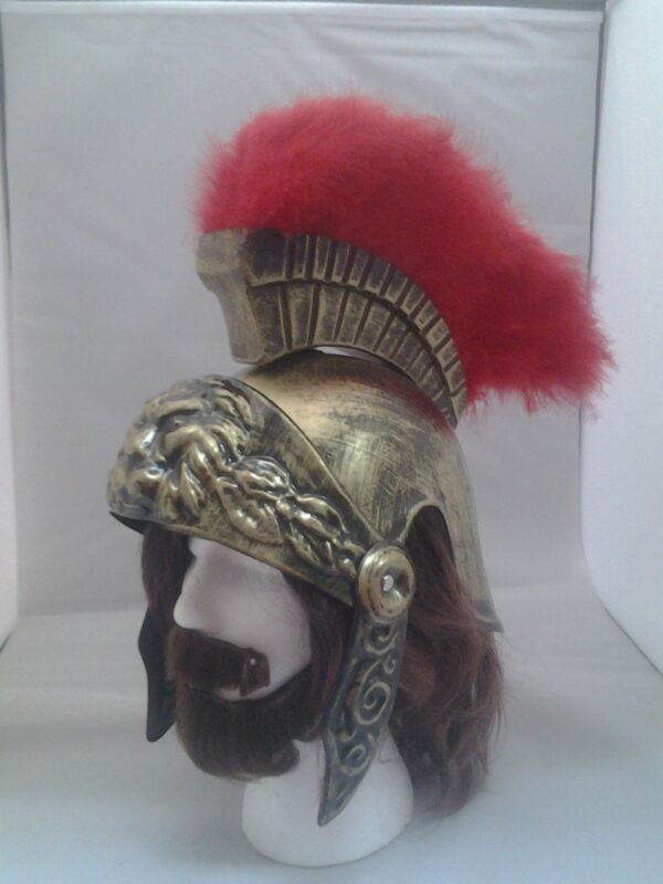 Roman Soldier Helmet Gold