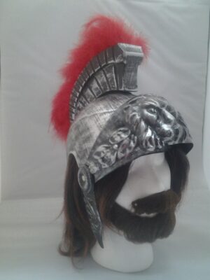 Roman Soldier Helmet Silver