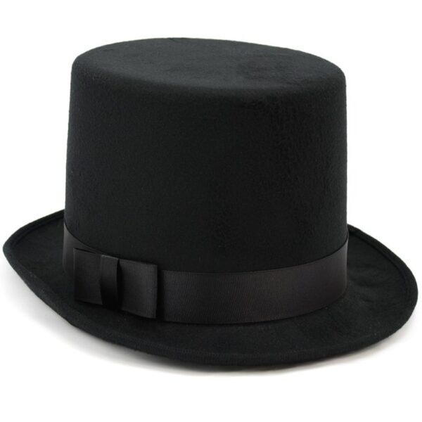 Deluxe Black Felt Top Hat