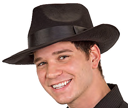 Deluxe Black Fedora Hat