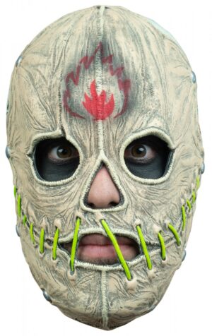 Pyromanic Front Face Latex Mask