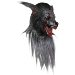 Black Werewolf Deluxe Mask
