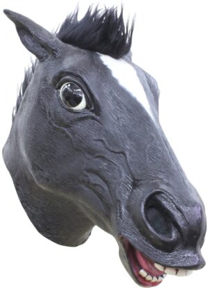 Black Horse Deluxe Latex Mask