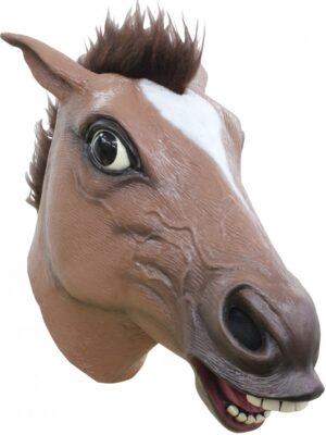 Brown Horse Deluxe Latex Mask