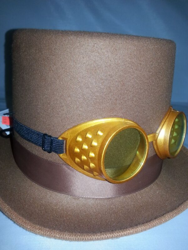Steampunk Brown Top Hat