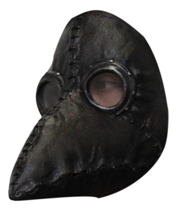 Plague Doctor Latex Mask Black