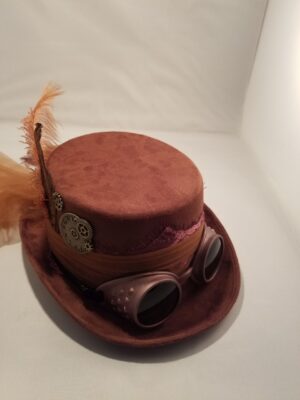 Deluxe Brown Steampunk Ladies Hat