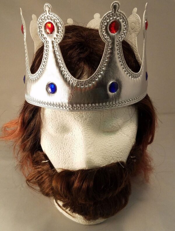 Silver Jeweled Crown