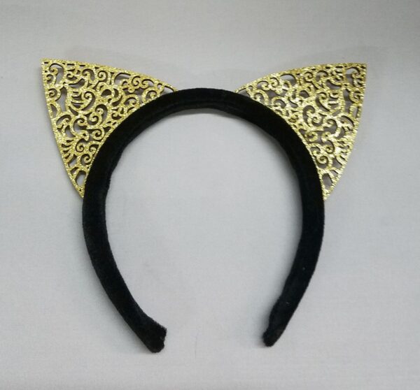 Gold Cat Ears Headpiece