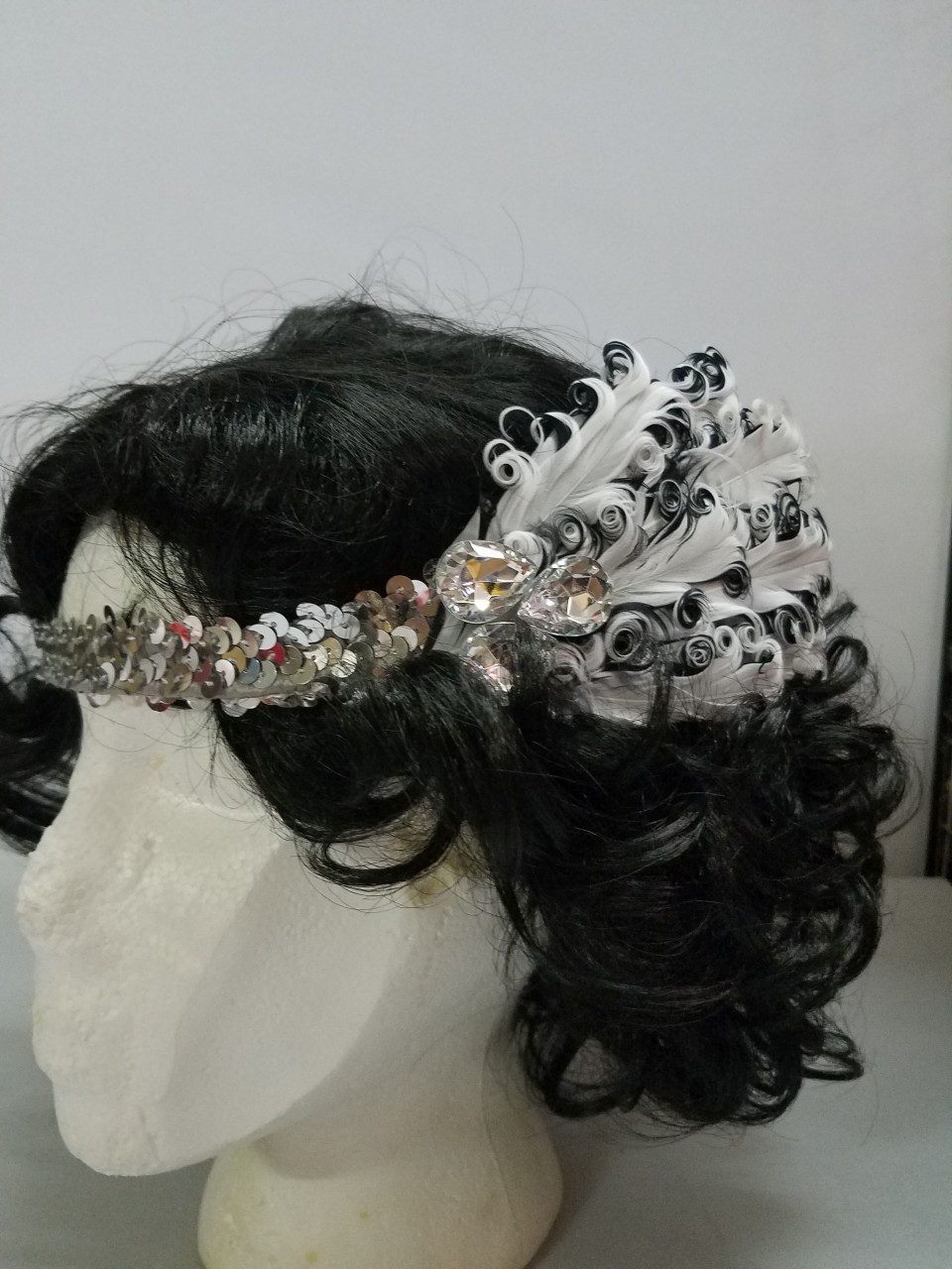 Sequin and Jewel Flapper Headband