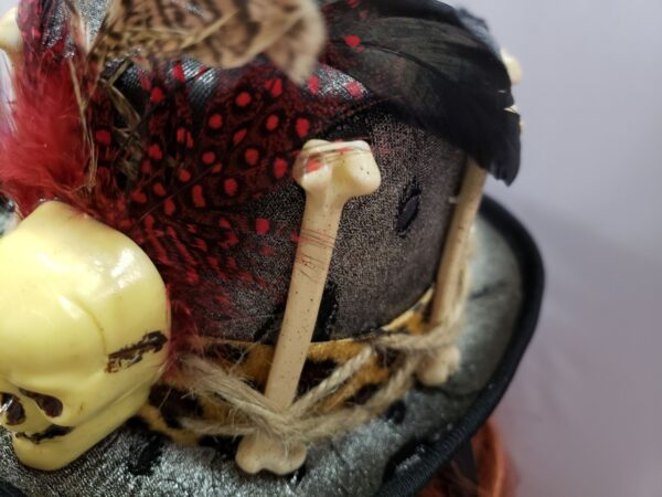 Voodoo Witch Doctor Mini Top Hat