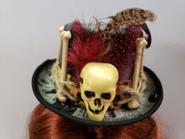 Voodoo Witch Doctor Mini Top Hat