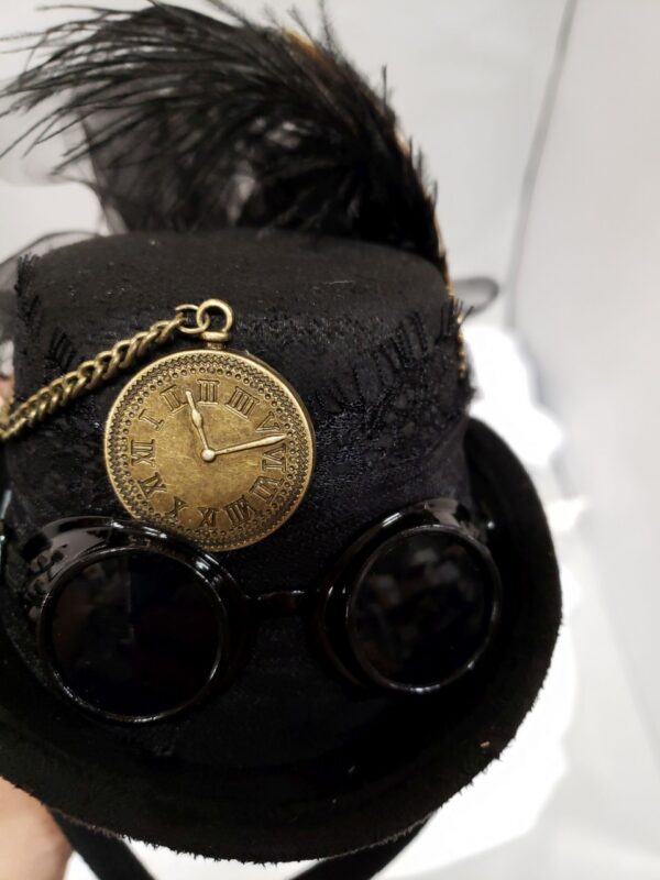 Steampunk Mini Hat with Goggles