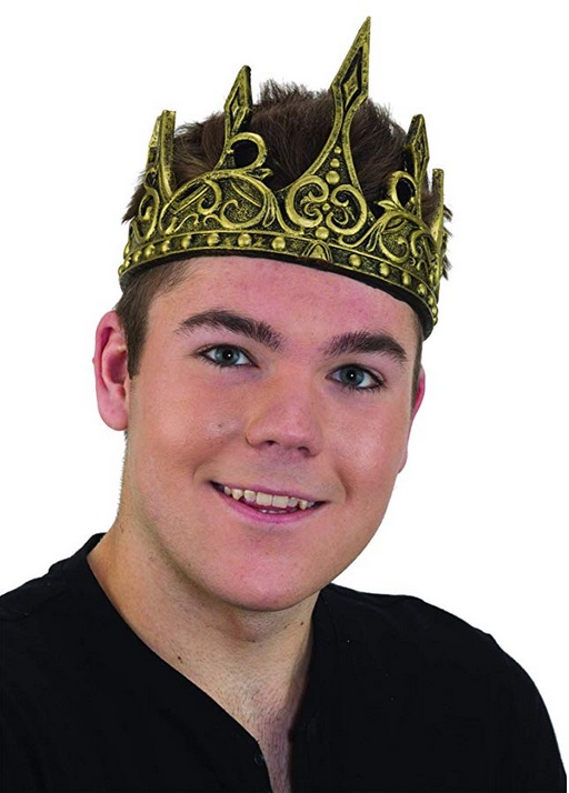 Medieval Gold Kings Crown Screamers Costumes