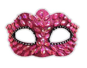 Pink Gem Masquerade Mask