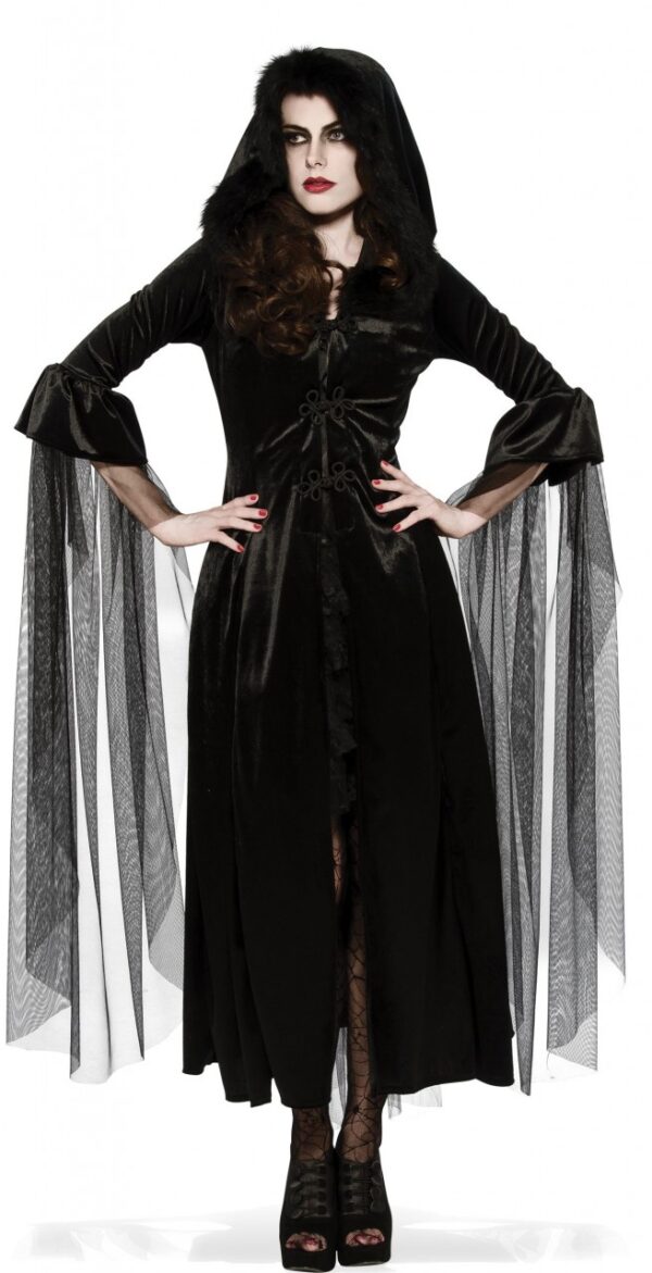 Mistress of Midnight Hooded Robe