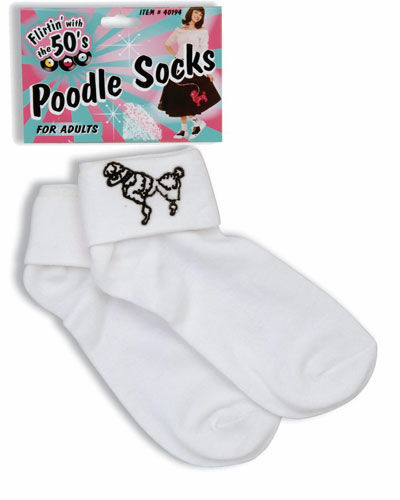 Poodle Socks Adult Size