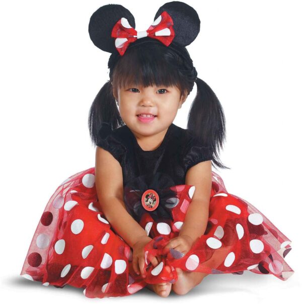 Red Minnie Mouse Baby Costume