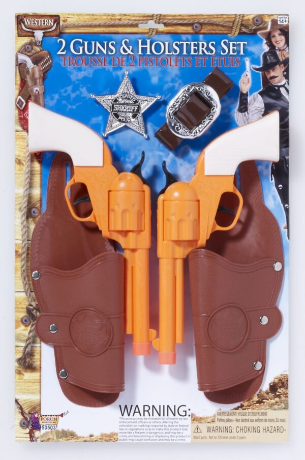 Westren Double Holster and Gun Set