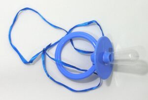 Jumbo Blue Baby Pacifier 