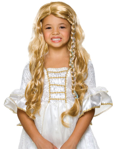 Glamorous Princess Child Wig Blonde