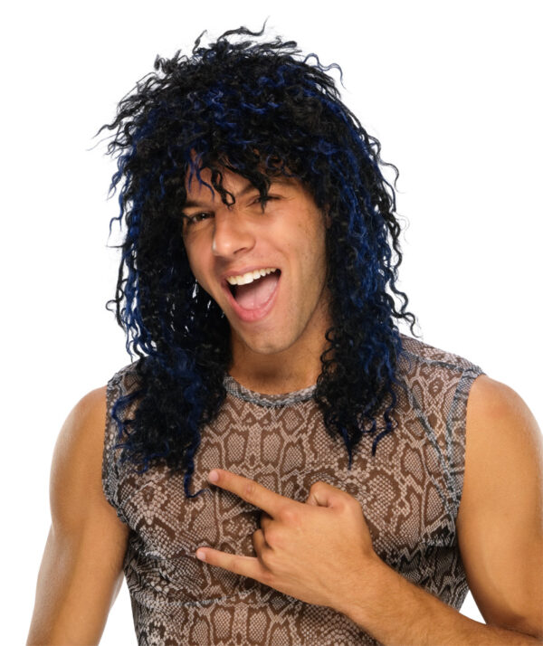 U-Rock 80s Wig - Black