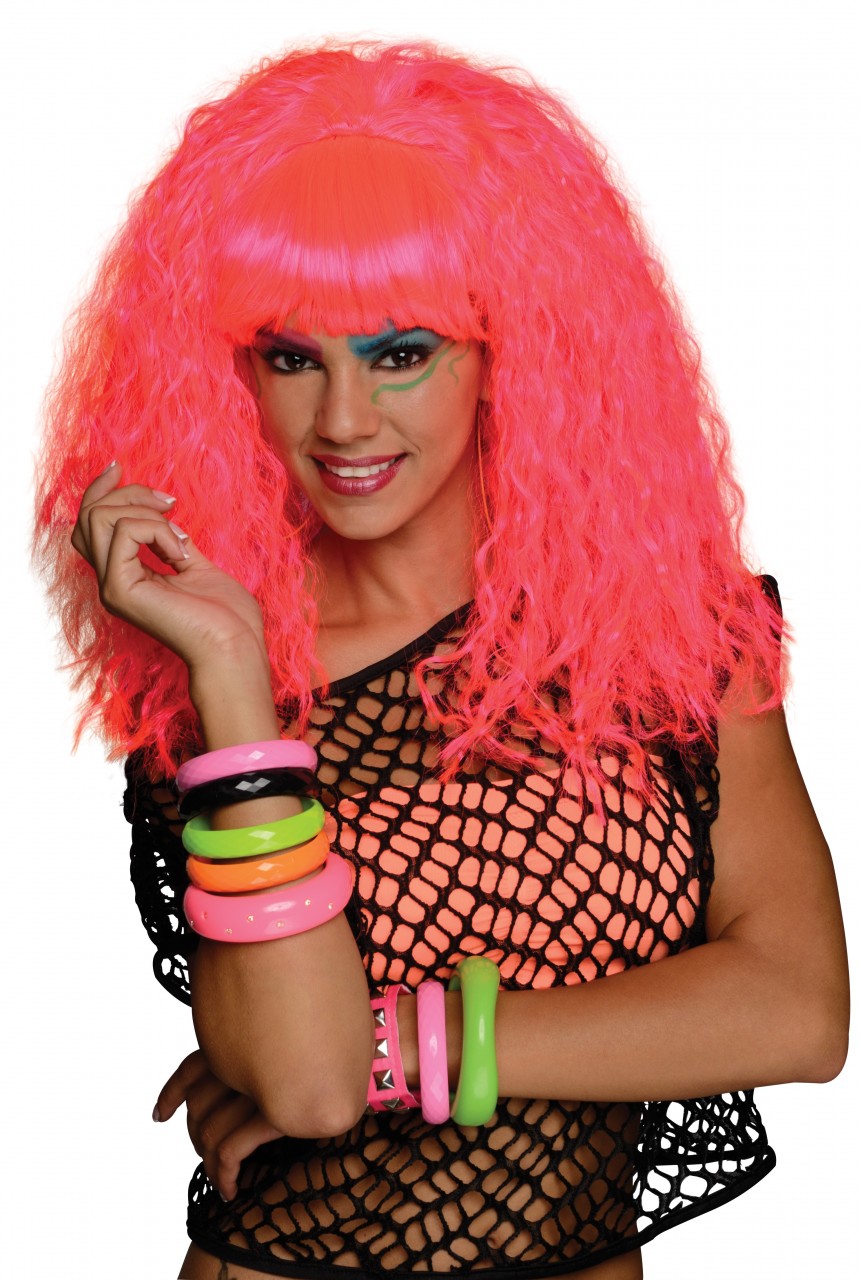 Rock N Rave Pink Wig