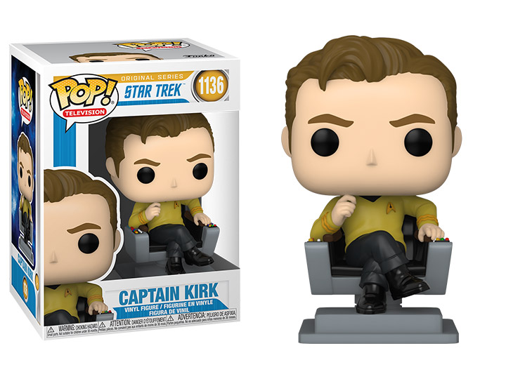 Star Trek: The Original Series Captain Kirk in Chair Pop!