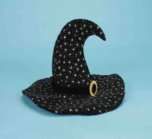 Velvet Printed Witch Hat