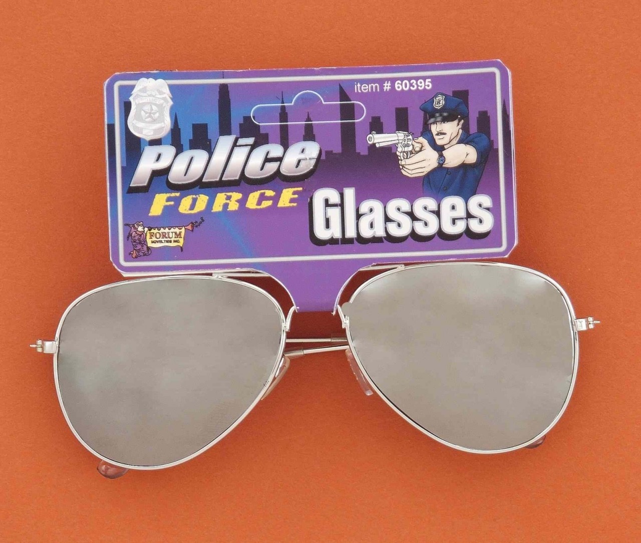 Police Force Mirrored Aviator Style Glasses