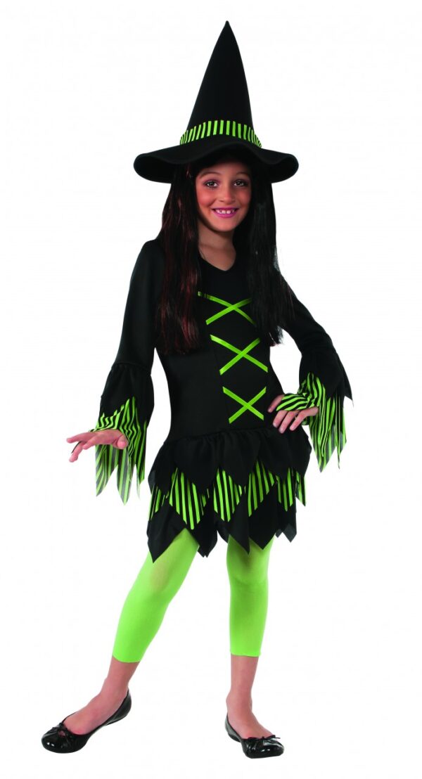 Lime Witch Girls Costume