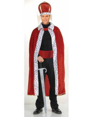 King Robe and Crown Set Adult Costume