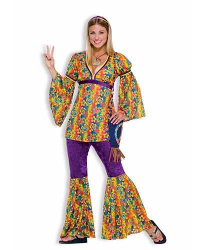 Purple Haze Hippie Adult Women's Costume
