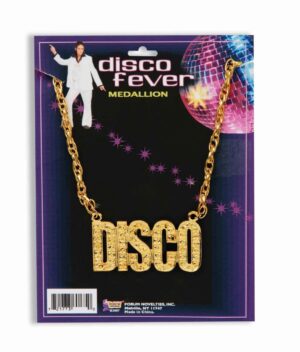 Disco Medallion Necklace