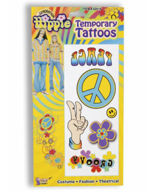 Hippie Temporary Tattoos