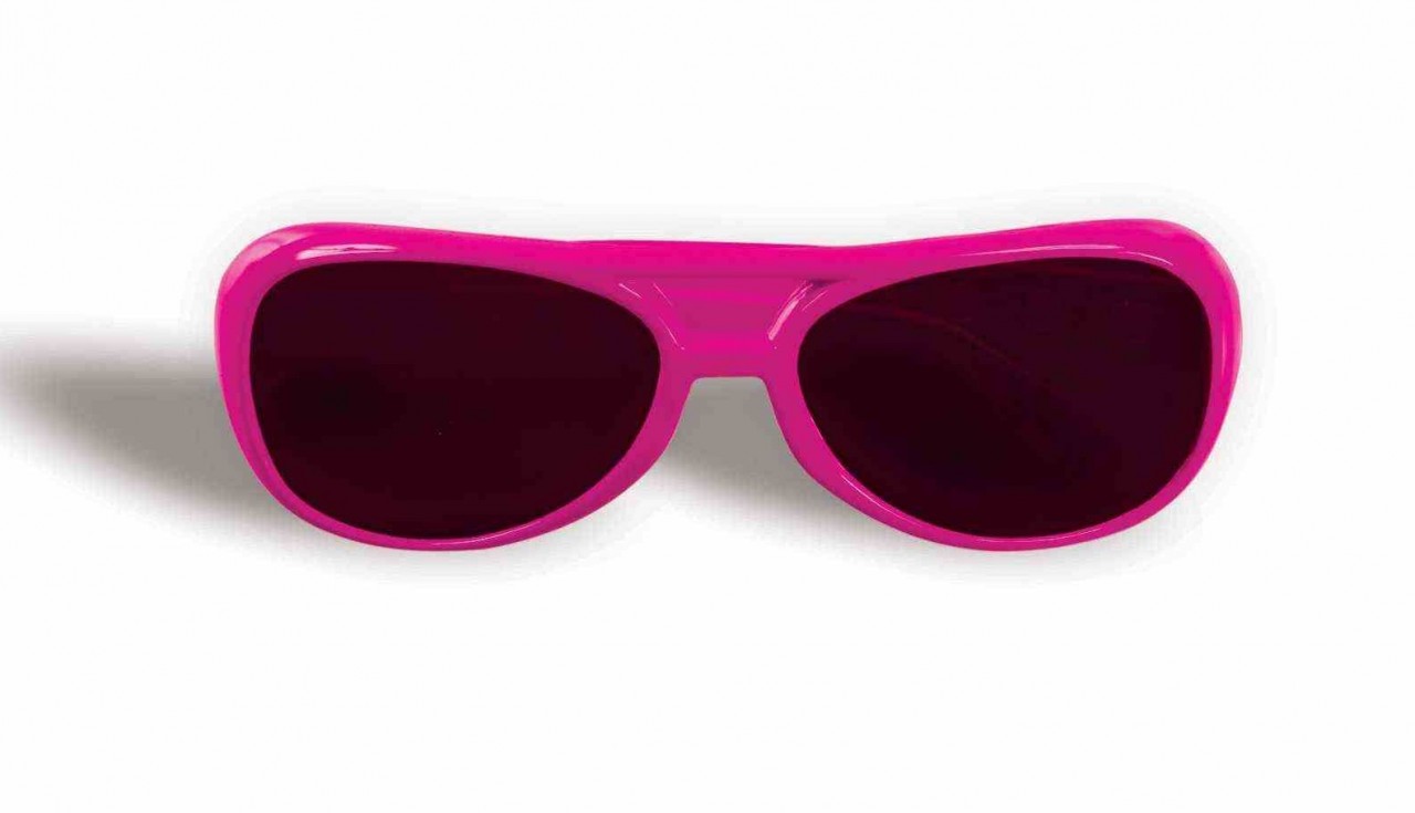 Neon Pink Rocker Glasses