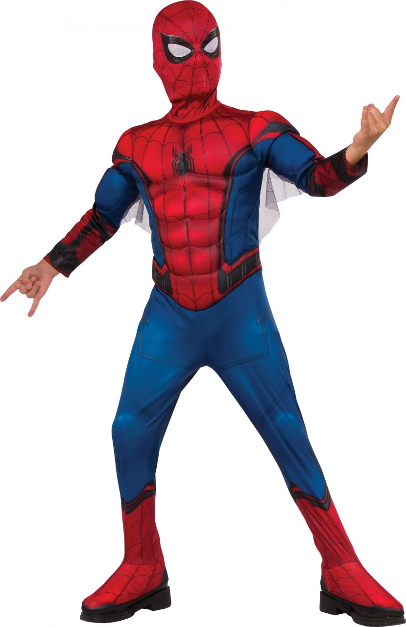 Spider-Man Deluxe Far From Home Red/Blue Kids Costume