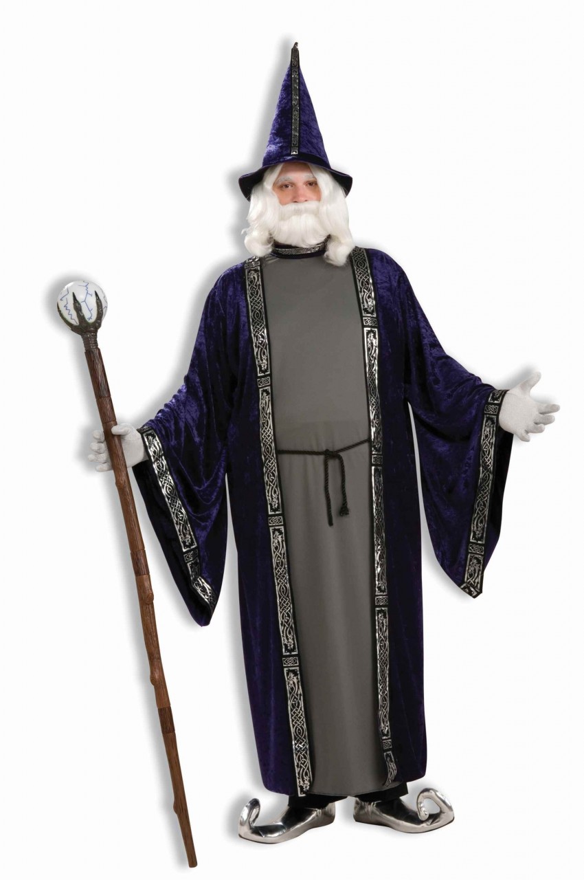 Wizard Plus Size Men's Costume